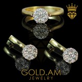 14K Gold Set jewelry voskya kompektner zolotiye komplekti  kupit online gold buy online voskya zarderi internet vacharq xanut (1)